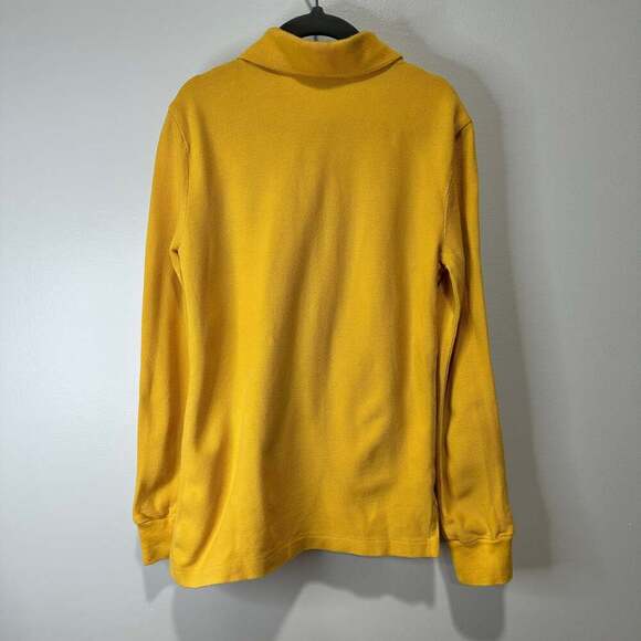 Polo Ralph Lauren Boy's Long Sleeve Polo Shirt Yellow, Sz 7 - Picture 2 of 4